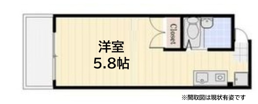 神戸市兵庫区大同町(神戸電鉄有馬線湊川)のマンション賃貸物件 間取画像