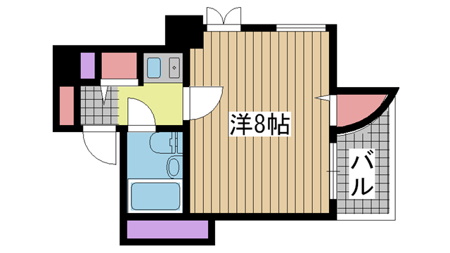 神戸市中央区北長狭通(JR東海道本線(近畿)元町)のマンション賃貸物件 間取画像