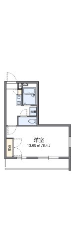神戸市西区伊川谷町有瀬(JR山陽本線朝霧)のアパート賃貸物件 間取画像