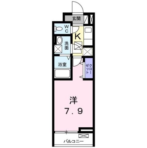 尼崎市長洲東通(JR東海道本線(近畿)尼崎)のアパート賃貸物件 間取画像