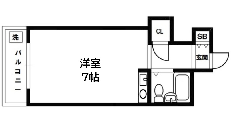 神戸市東灘区深江本町(阪神本線深江)のマンション賃貸物件 間取画像