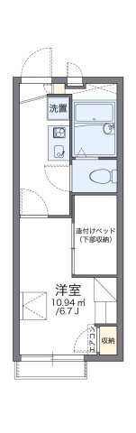 神戸市西区伊川谷町有瀬(JR山陽本線明石)のアパート賃貸物件 間取画像
