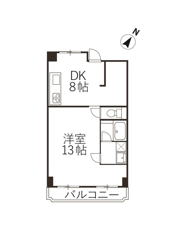 神戸市垂水区向陽(山陽電鉄線山陽垂水)のマンション賃貸物件 間取画像