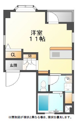 神戸市須磨区戎町(山陽電鉄線板宿)のマンション賃貸物件 間取画像