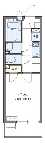 神戸市長田区駒ケ林町(神戸市営地下鉄海岸線駒ヶ林)のマンション賃貸物件 間取画像