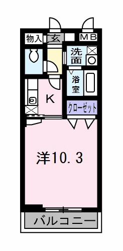 神戸市須磨区車(神戸市営地下鉄線妙法寺)のアパート賃貸物件 間取画像