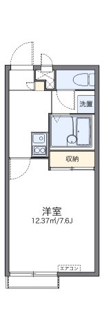 神戸市長田区久保町(神戸市営地下鉄海岸線駒ヶ林)のアパート賃貸物件 間取画像
