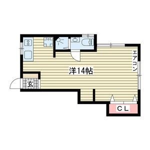 神戸市灘区国玉通(阪急神戸線王子公園)のアパート賃貸物件 間取画像