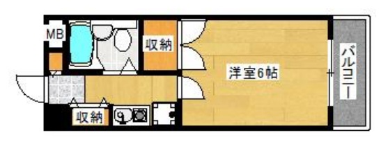 神戸市灘区千旦通(阪神本線大石)のマンション賃貸物件 間取画像