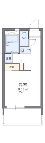 尼崎市築地(阪神本線大物)のマンション賃貸物件 間取画像