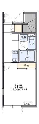 明石市魚住町金ケ崎(山陽電鉄線江井ヶ島)のアパート賃貸物件 間取画像