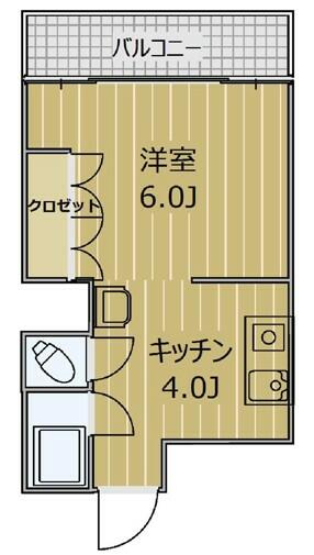 神戸市灘区城内通(JR東海道本線(近畿)灘)のマンション賃貸物件 間取画像