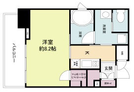 神戸市中央区栄町通(神戸市営地下鉄海岸線みなと元町)のマンション賃貸物件 間取画像