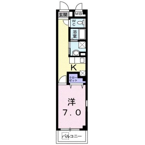 神戸市東灘区住吉宮町(JR東海道本線(近畿)住吉)のマンション賃貸物件 間取画像