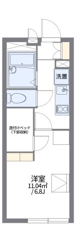 神戸市灘区原田通(JR東海道本線(近畿)灘)のマンション賃貸物件 間取画像