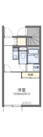 明石市二見町福里(JR山陽本線土山)のアパート賃貸物件 間取画像