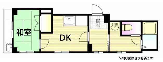 神戸市兵庫区下沢通(神戸市営地下鉄線上沢)のマンション賃貸物件 間取画像