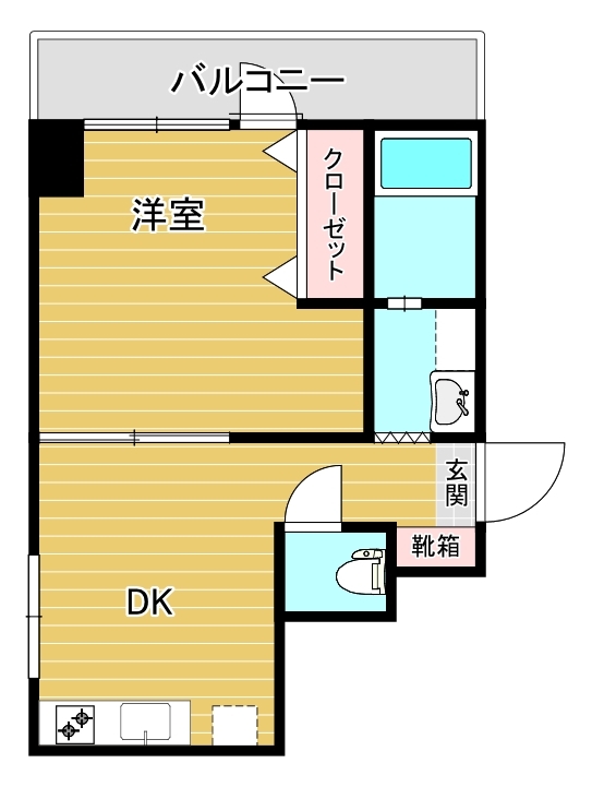 神戸市灘区永手町(JR東海道本線(近畿)六甲道)のマンション賃貸物件 間取画像