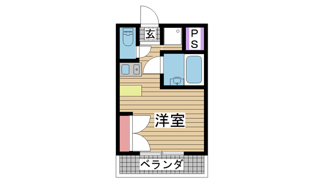 神戸市中央区中山手通(阪急神戸線神戸三宮)のマンション賃貸物件 間取画像