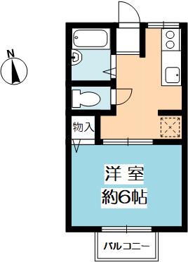 神戸市北区藤原台北町(神戸電鉄三田線岡場)のアパート賃貸物件 間取画像
