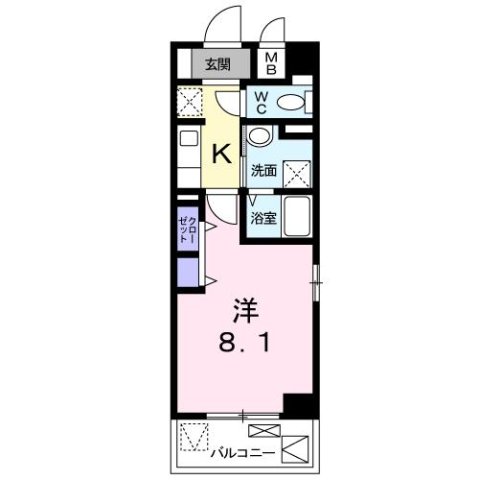 神戸市長田区長田町(神戸市営地下鉄線長田)のマンション賃貸物件 間取画像