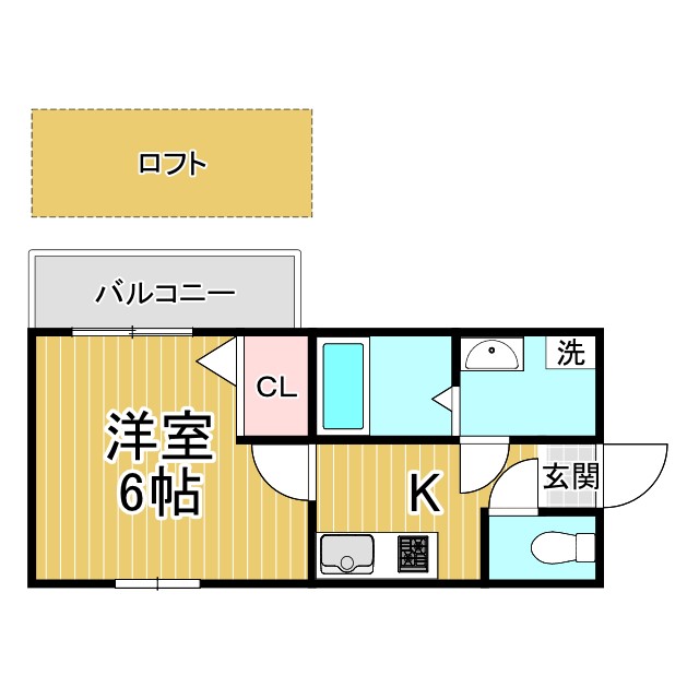 神戸市長田区前原町(神戸市営地下鉄線上沢)のアパート賃貸物件 間取画像