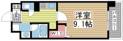 神戸市中央区吾妻通(JR東海道本線(近畿)三ノ宮)のマンション賃貸物件 間取画像