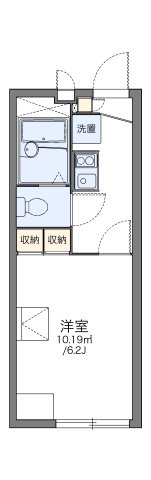 尼崎市道意町(阪神本線尼崎センタープール前)のアパート賃貸物件 間取画像
