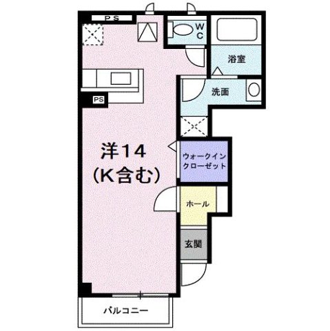 神戸市北区有野町有野(神戸電鉄三田線五社)のアパート賃貸物件 間取画像