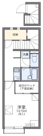 神戸市北区有野町有野(神戸電鉄三田線田尾寺)のアパート賃貸物件 間取画像