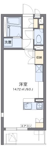 神戸市東灘区御影本町(阪神本線御影)のマンション賃貸物件 間取画像
