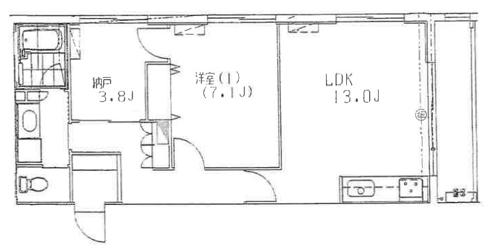 神戸市灘区青谷町(阪急神戸線王子公園)のマンション賃貸物件 間取画像