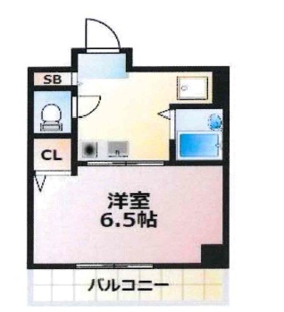 神戸市兵庫区上沢通(神戸電鉄有馬線湊川)のマンション賃貸物件 間取画像