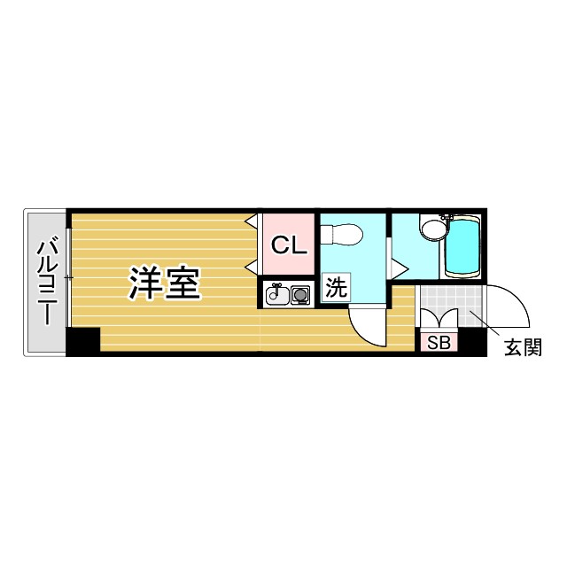 神戸市東灘区西岡本(JR東海道本線(近畿)摂津本山)のマンション賃貸物件 間取画像