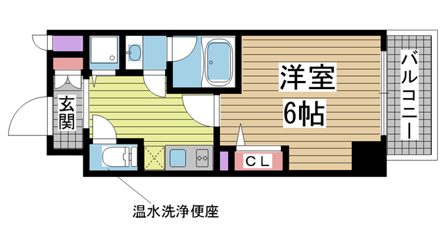 神戸市中央区日暮通(阪急神戸線春日野道)のマンション賃貸物件 間取画像