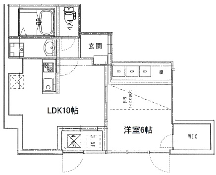 神戸市中央区生田町(JR東海道本線(近畿)三ノ宮)のマンション賃貸物件 間取画像