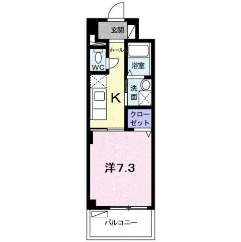 神戸市東灘区住吉南町(阪神本線住吉)のマンション賃貸物件 間取画像
