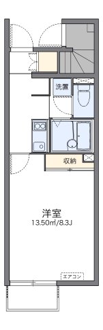 西宮市広田町(阪急今津線門戸厄神)のアパート賃貸物件 間取画像