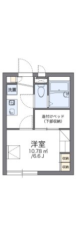 尼崎市杭瀬北新町(阪神本線杭瀬)のアパート賃貸物件 間取画像