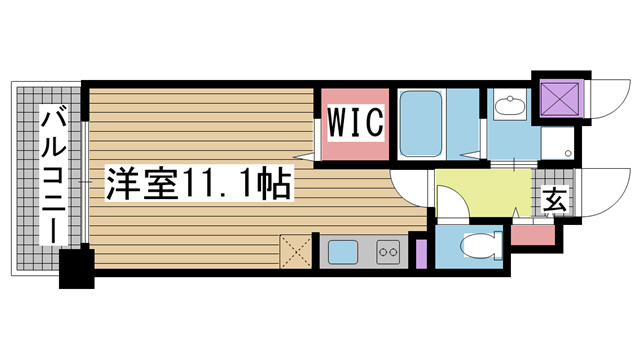 神戸市中央区吾妻通(JR東海道本線(近畿)三ノ宮)のマンション賃貸物件 間取画像