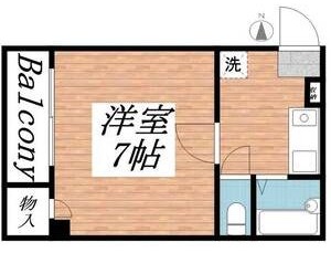 神戸市灘区大石南町(阪神本線大石)のマンション賃貸物件 間取画像