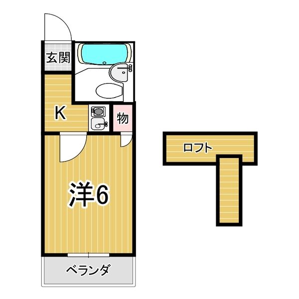 神戸市垂水区旭が丘(JR山陽本線垂水)のアパート賃貸物件 間取画像