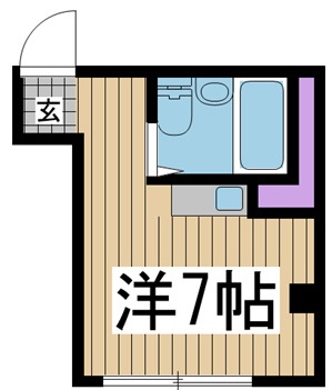神戸市中央区北野町(JR東海道本線(近畿)三ノ宮)のマンション賃貸物件 間取画像