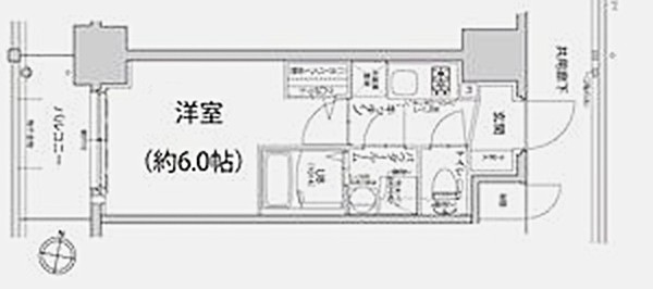 神戸市中央区楠町(神戸市営地下鉄線大倉山)のマンション賃貸物件 間取画像