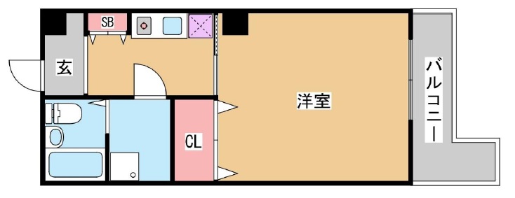 神戸市中央区中山手通(神戸市営地下鉄線県庁前)のマンション賃貸物件 間取画像