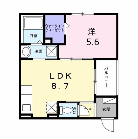 明石市二見町東二見(山陽電鉄線東二見)のアパート賃貸物件 間取画像