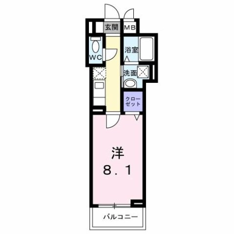 神戸市垂水区山手(JR山陽本線垂水)のアパート賃貸物件 間取画像