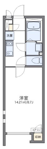 尼崎市西長洲町(阪神本線尼崎)のアパート賃貸物件 間取画像