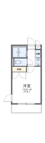西宮市山口町上山口(神戸電鉄三田線岡場)のマンション賃貸物件 間取画像