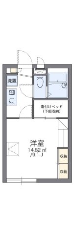 西宮市山口町上山口(神戸電鉄三田線岡場)のアパート賃貸物件 間取画像